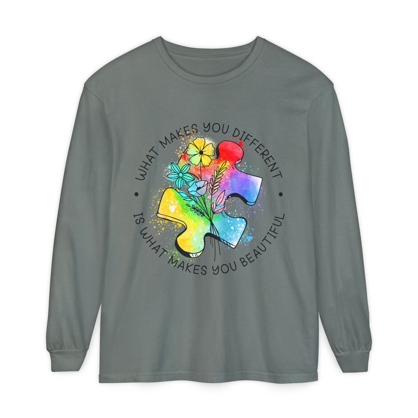 Autism Support Long Sleeve T-Shirt
