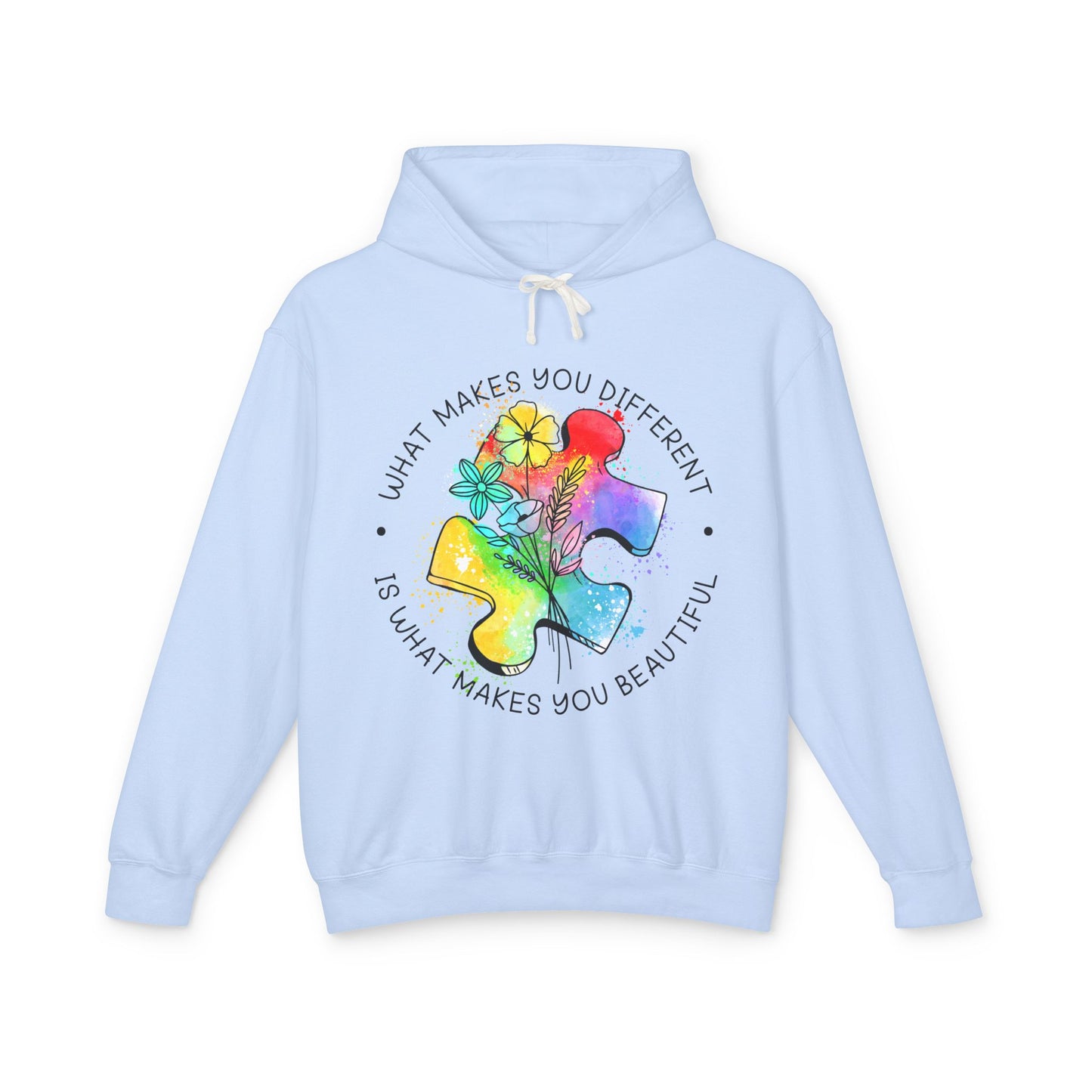Autism Support Lightweight Hoodie