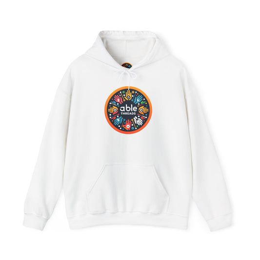 Able Threads Logo Hooded Sweatshirt