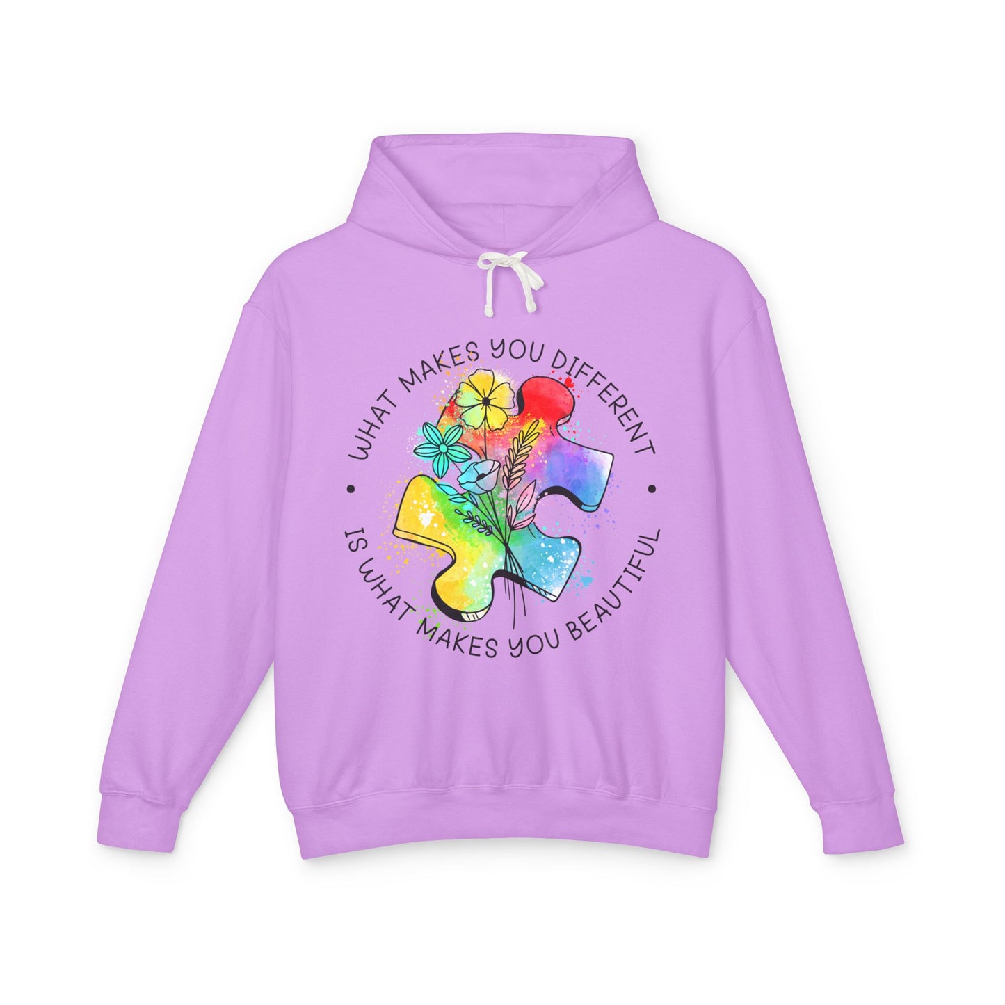 Autism Support Lightweight Hoodie